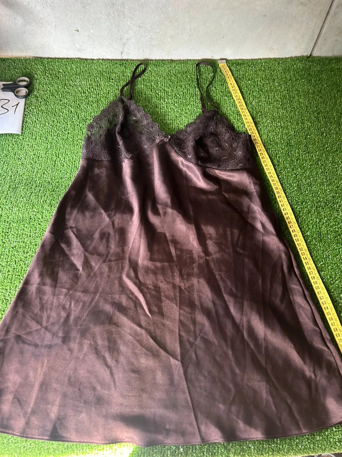 Brown lace chemise - Size 42 – photo 2